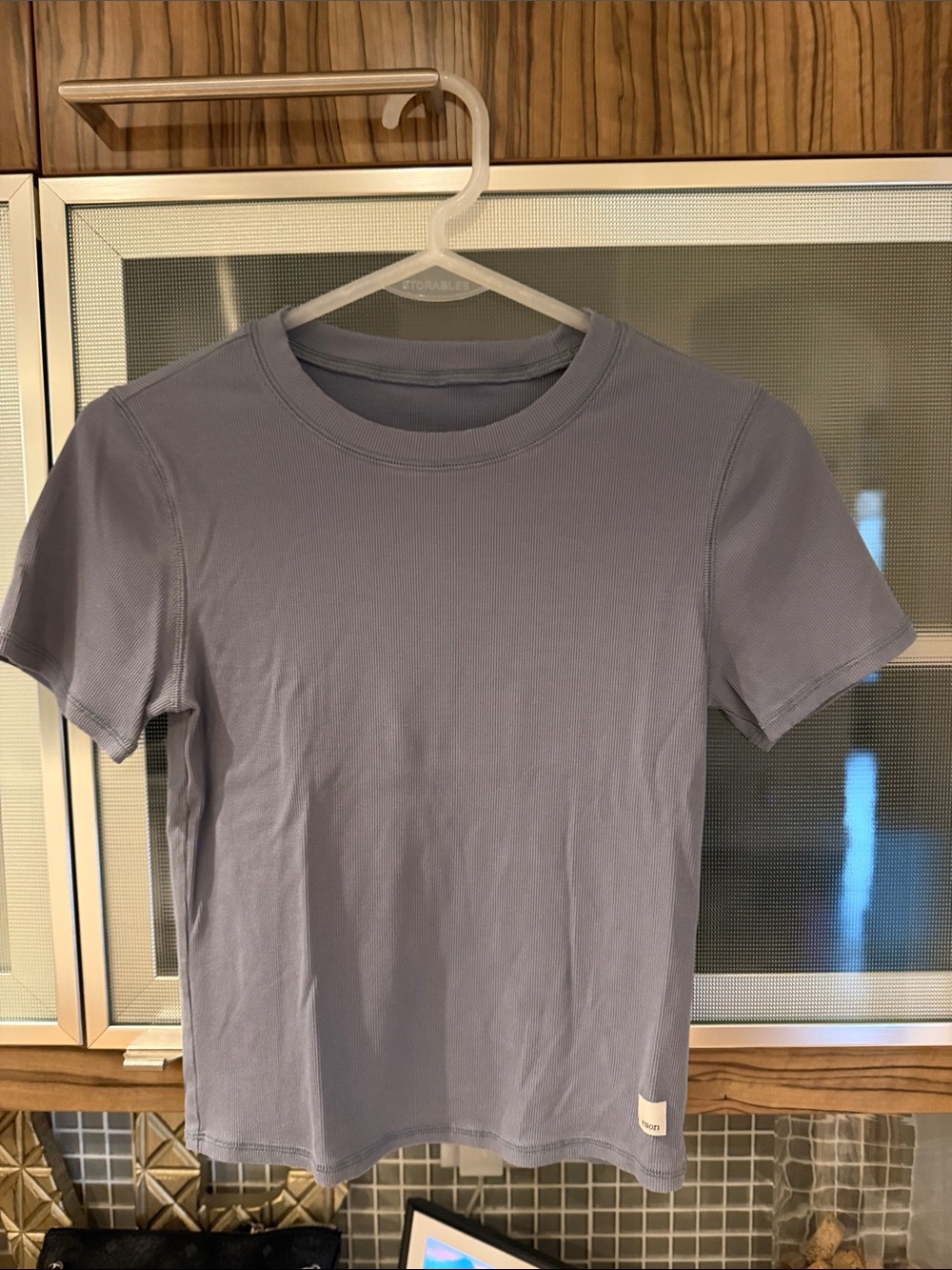 Vuori Blue Crewneck Short Sleeve Top